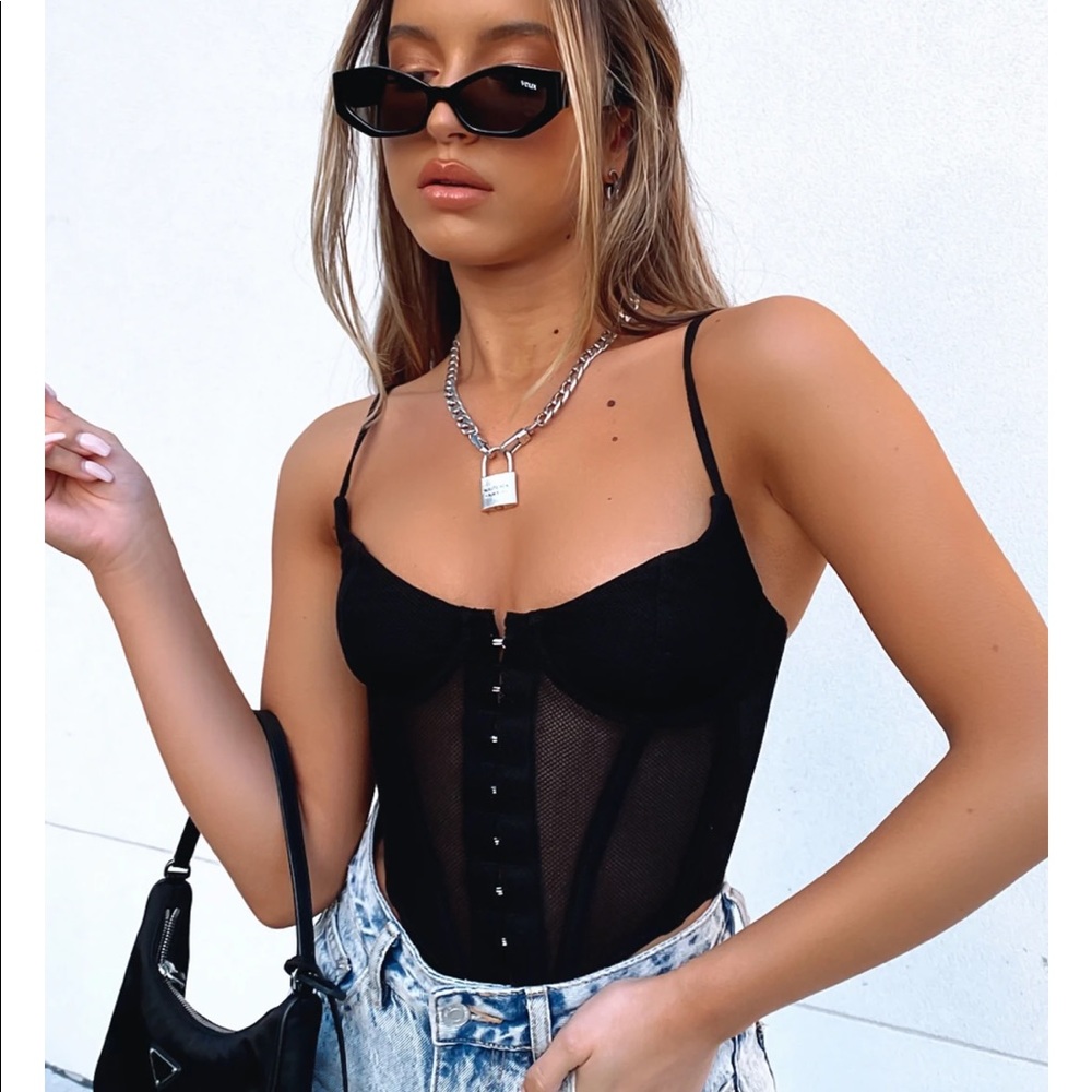 Unapologetic Bustier Black
